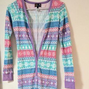 dELia*s Visions Of Sugarplums Fairisle Onesie dollskill size L